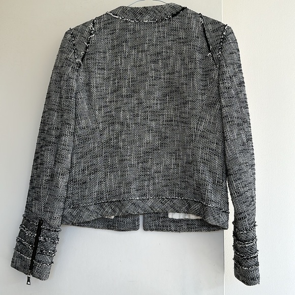 Banana Republic black and white tweed jacket - Picture 5 of 9